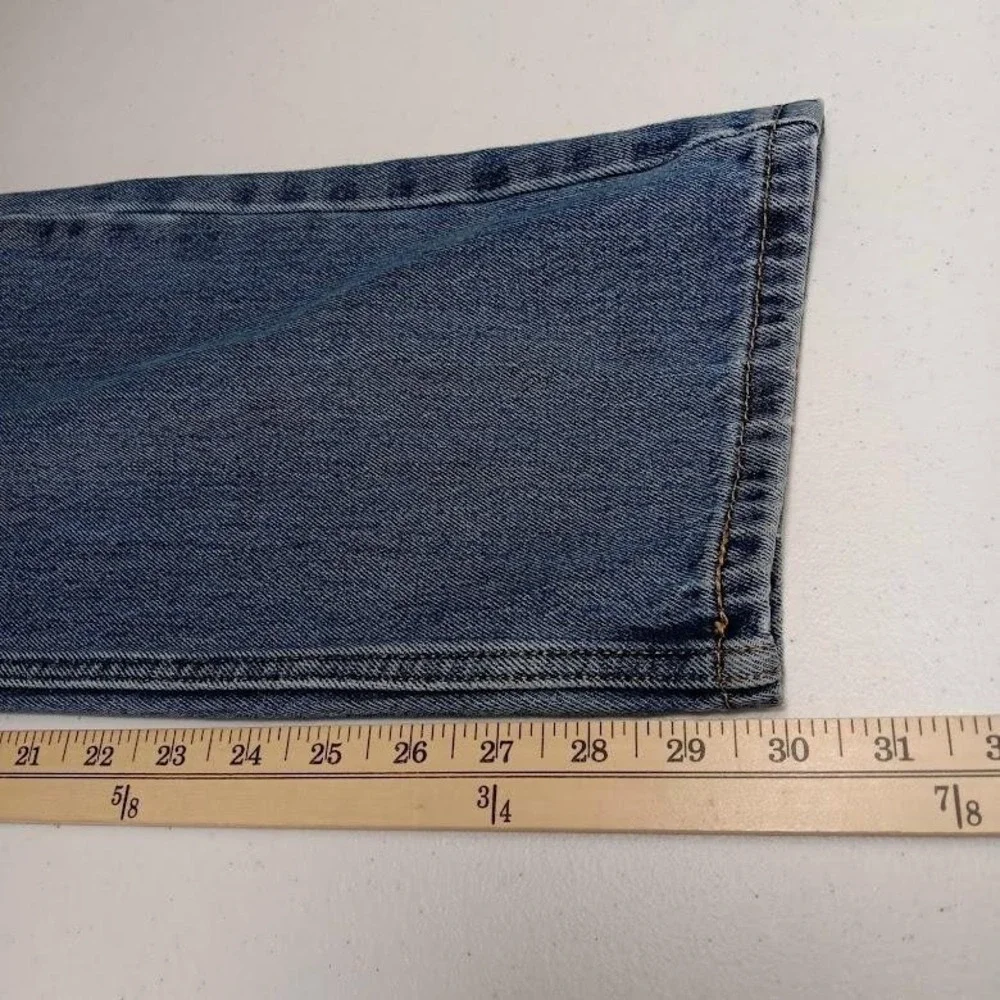 Levis‎ 505 Jeans Mens 34x30 Blue Denim Classic Straight Leg Medium Wash Pants